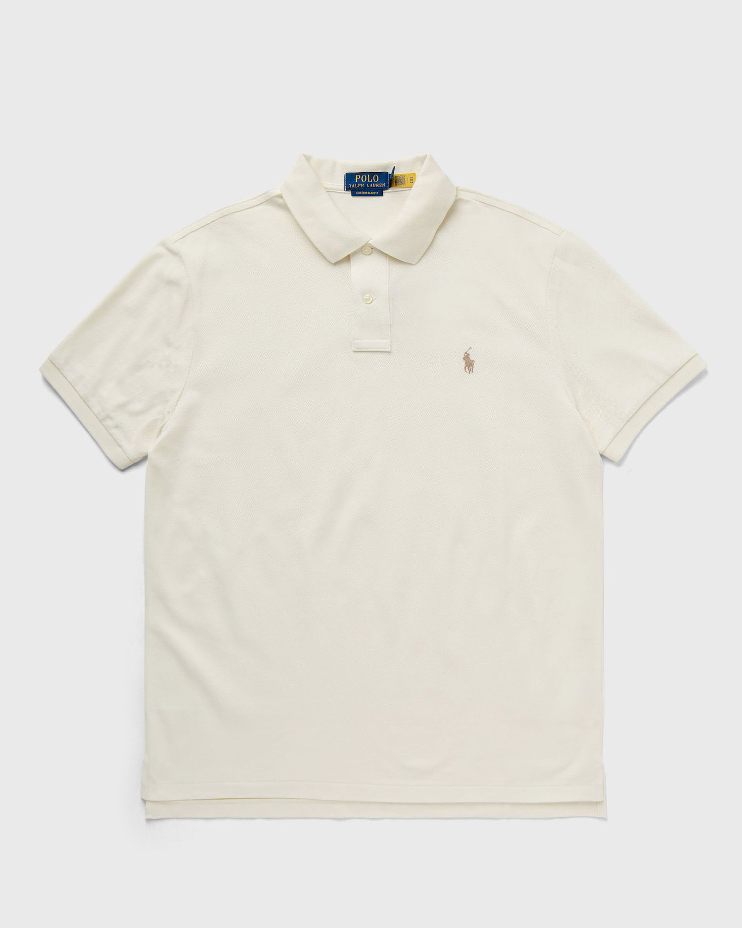 Поло тениска Polo by Ralph Lauren SSKCCMSLM1-SHORT SLEEVE-KNIT Бежово | 710680784372, 0