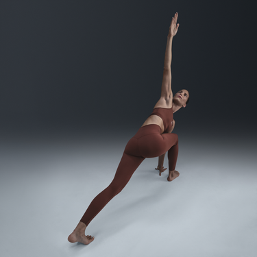 Клинове Nike Zenvy High-Waisted Leggings Кафяво | DQ6013-218, 4
