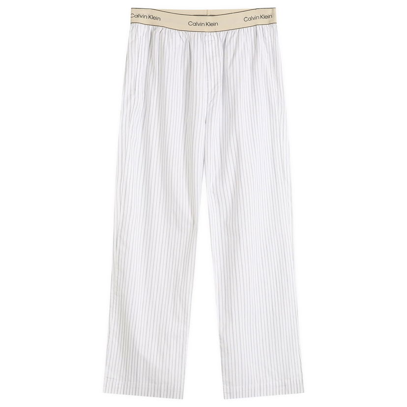 Пижама CALVIN KLEIN Calvin Klein Sleep Pants, Size Large Бяло | LV00NM2944ZEW