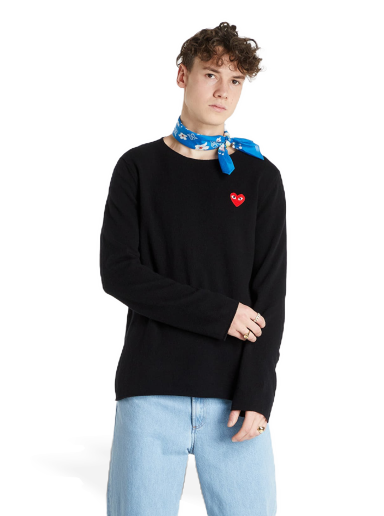 PLAY Red Heart Crewneck Jumper