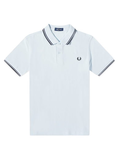 Поло тениска Fred Perry Slim Fit Twin Tipped Polo Синьо | M3600-R30