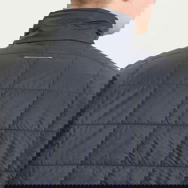 Пухо яке Maison Margiela MM6 Maison Margiela Short Quilted Half-Zip Padded Coat Сиво | SH0AM0068-M35595-900, 5