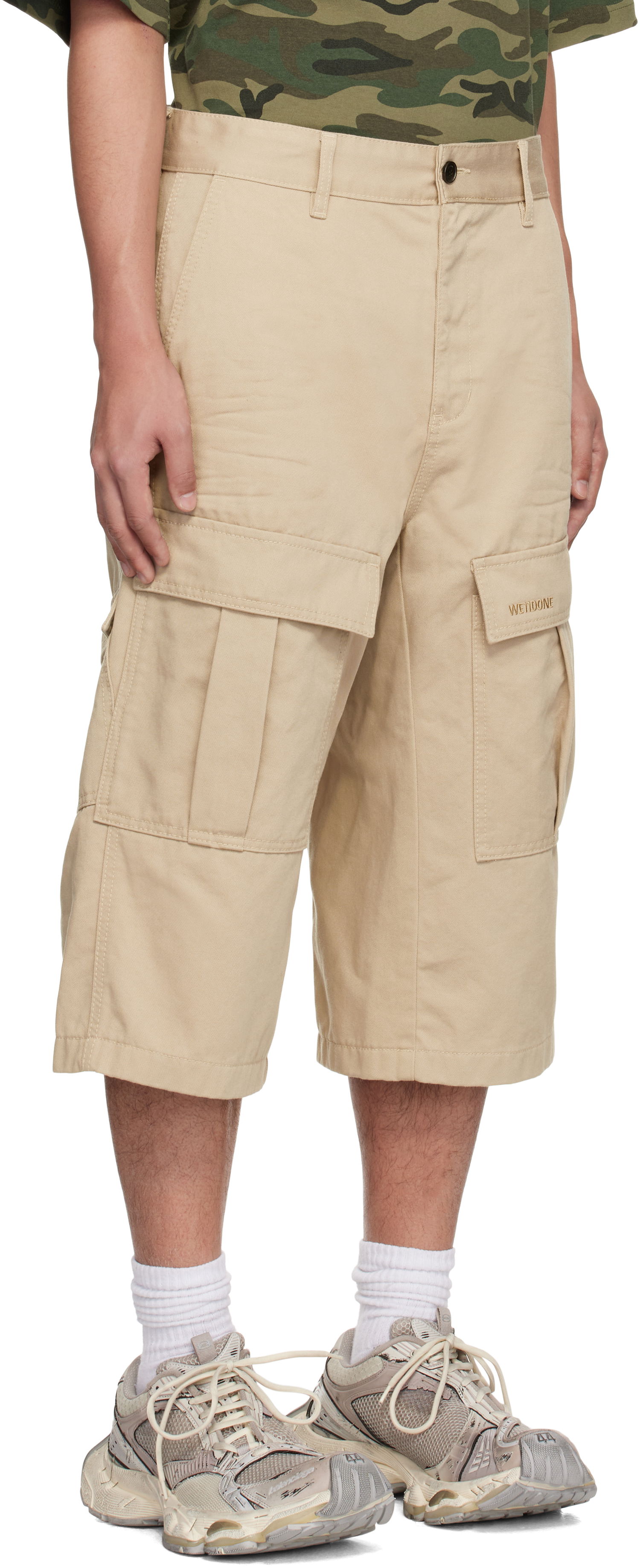 Къси панталони We11done We11done Cargo Chino Shorts Бежово | WD-PT0-25-226-M-BG, 1
