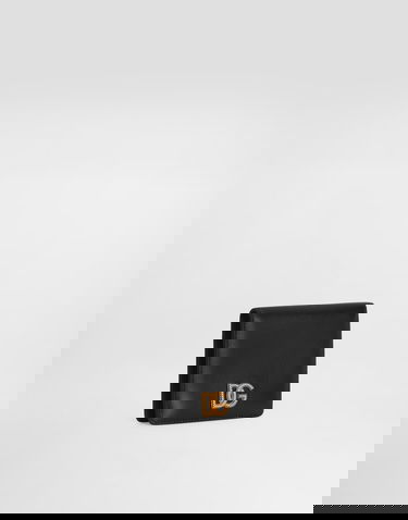 Портфейл Dolce & Gabbana Calfskin Wallet With Dg Logo Черно | BI3339AK27480999, 1