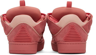 Кецове и обувки LANVIN Purple Curb Leather Sneakers Лилаво | FU-SKDK12-MONO-P25, 4