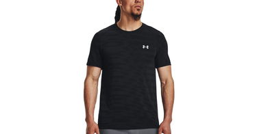 Тениска Under Armour HeatGear Seamless Ripple Tee Черно | 1379281-001, 1