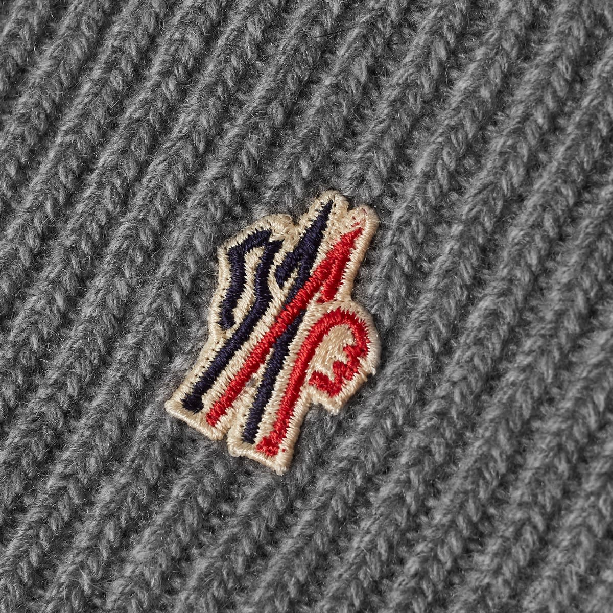 Шапка Moncler Grenoble With Logo Grey Сиво | 3B000-19-M1213-986, 1