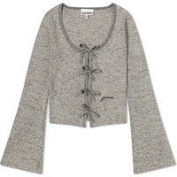 Риза GANNI Sparkle Rib Blouse Сиво | K2069-18, 1