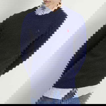 Пуловер Polo by Ralph Lauren Brushed Shetland Knit Jumper Тъмно синьо | 710918805501-BLU, 5
