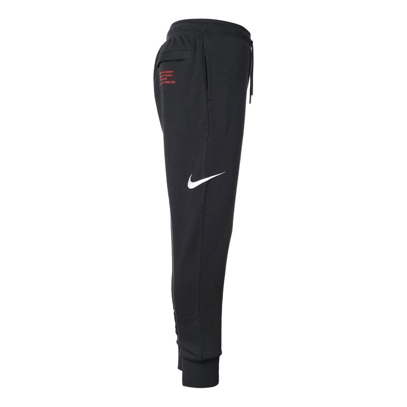 Спортни панталони Nike Swoosh Embroidered Double-Hook Casual Sports Pants Черно | DB4956-010