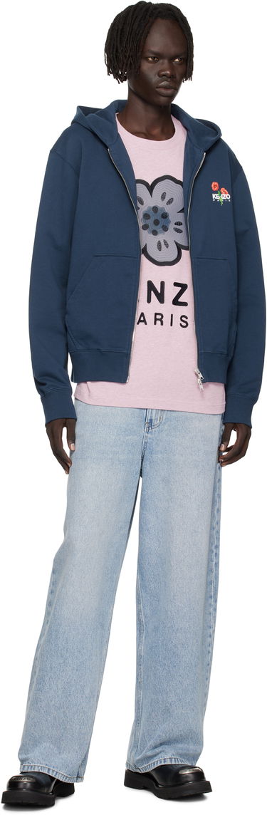 Суитчър KENZO Kenzo 'KENZO Archive Bouquet' Full-Zip Hoodie Тъмно синьо | FF65HO2554MF, 3