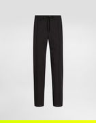 Wool Canvas Jogging Trousers