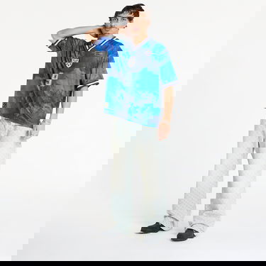 Фланелка Off-White World Paint Soccer S/S Tee Синьо | OMAD00SF25JER0034610, 4