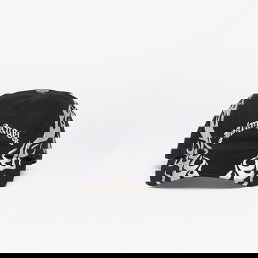 Шапка с козирка Palm Angels Curved Logo Flames Cap Black/ Light Grey Universal Черно | PMLB104F25FAB0061005, 0