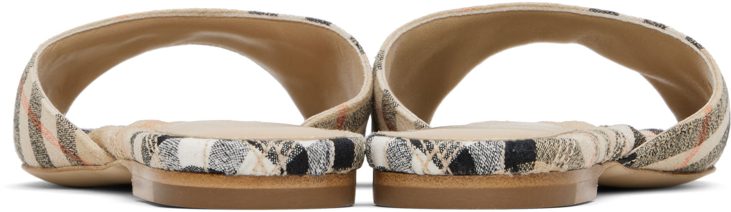 Аксесоари Burberry Burberry Check Mews Sandals Бежово | 8106160, 1