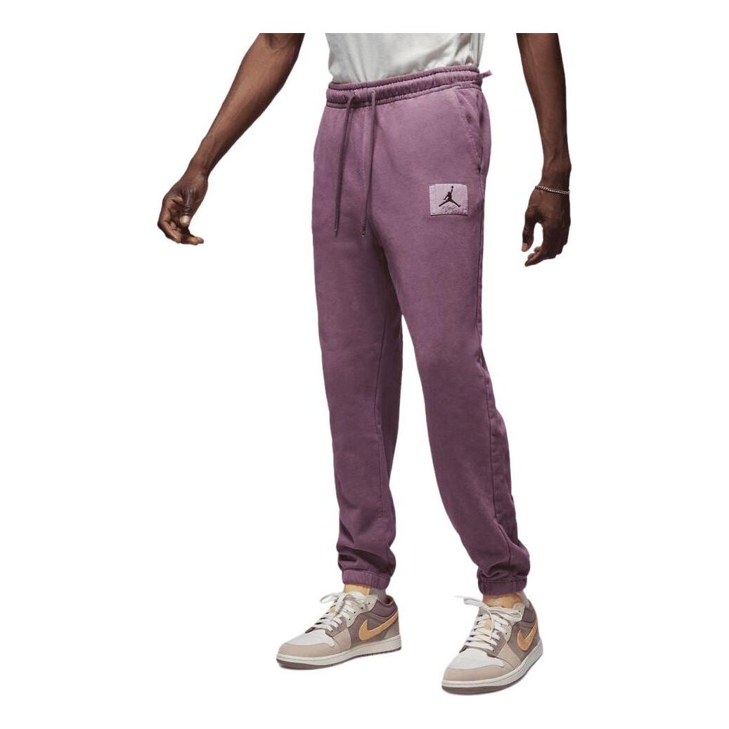 Спортни панталони Jordan Jordan Essential Fleece Washed Trousers Лилаво | FB7299-508, 0