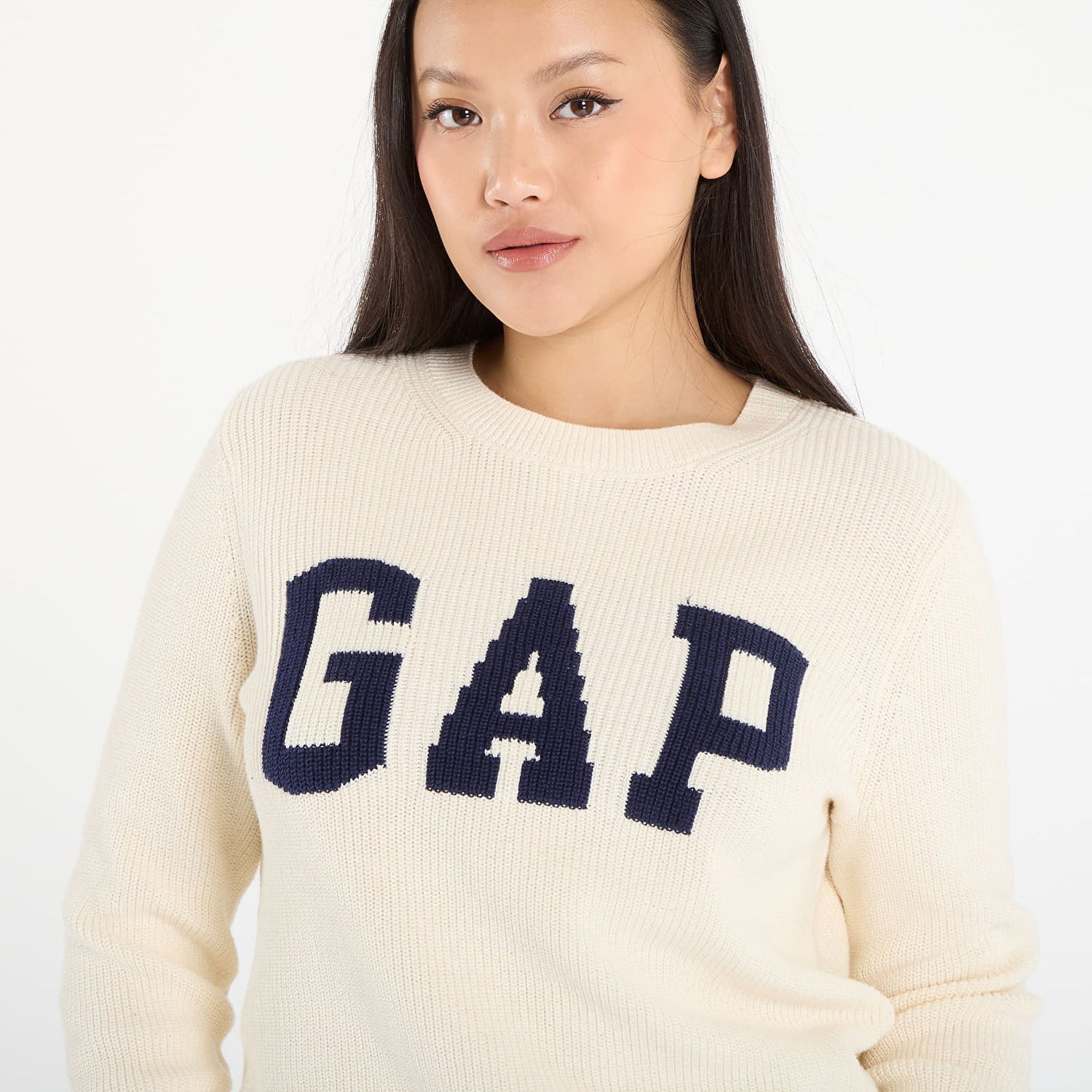 Пуловер GAP Logo Sweater Бежово | 796841-01, 1
