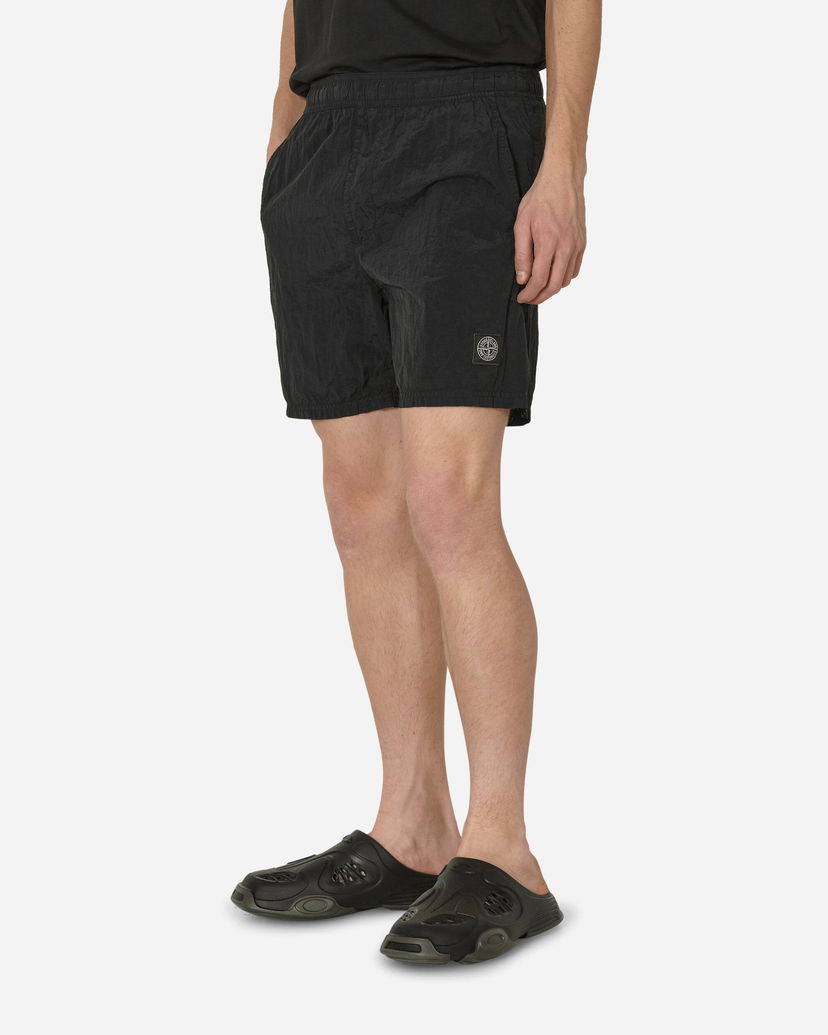 Бански Stone Island Nylon Metal Swim Shorts Черно | 8015B0943 A0029
