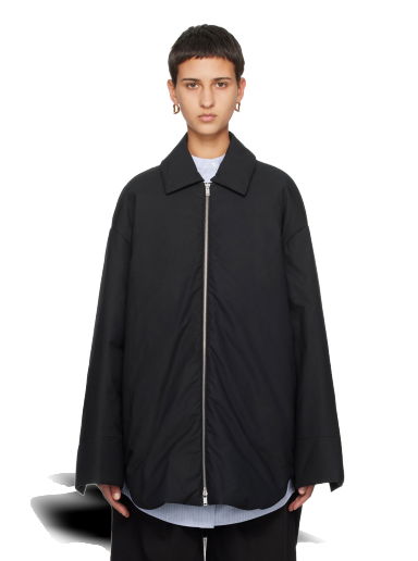 Яке Jil Sander Spread Collar Down Jacket Черно | J40AF0127_J45153