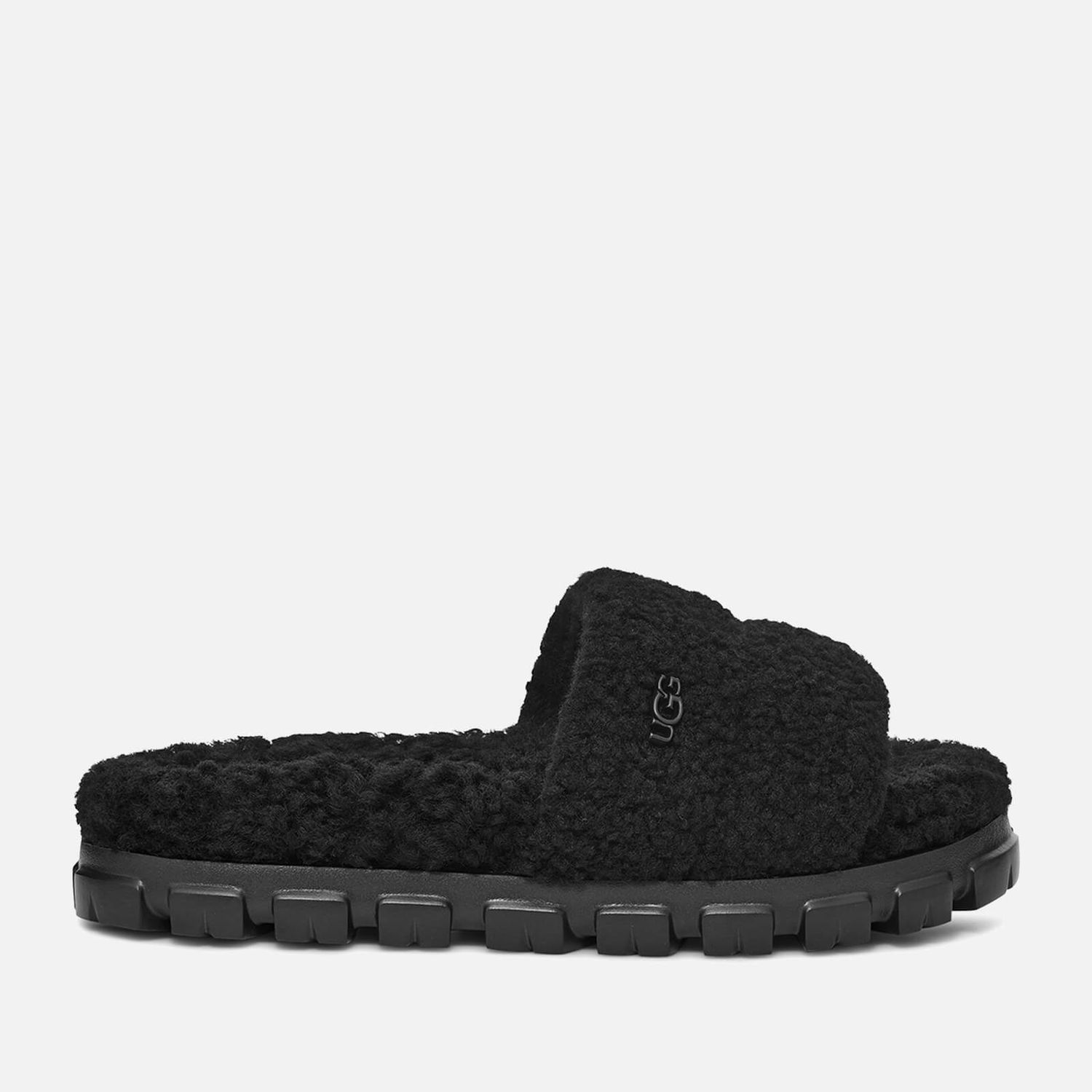 Кецове и обувки UGG Cozetta Curly Sheepskin Slippers Черно | 1130838-BLK, 0