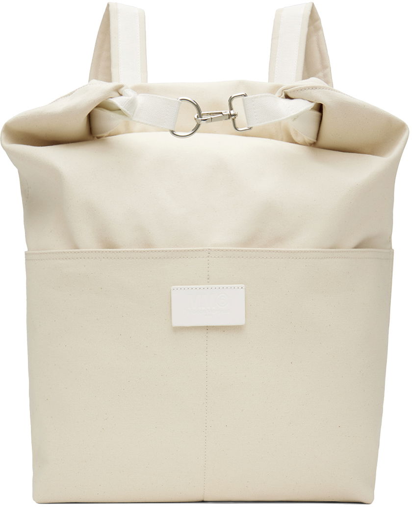 Раница Maison Margiela MM6 Off-White Utility Бежово | SB5WA0003 P5227, 0
