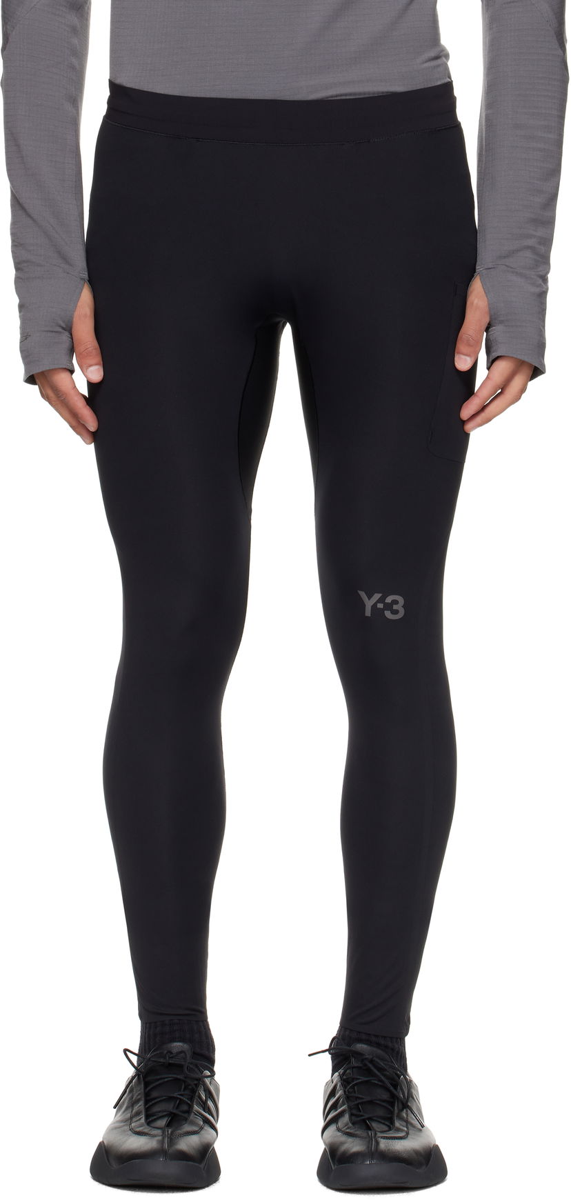 Клинове Y-3 Y-3 Running Leggings Черно | JX4805