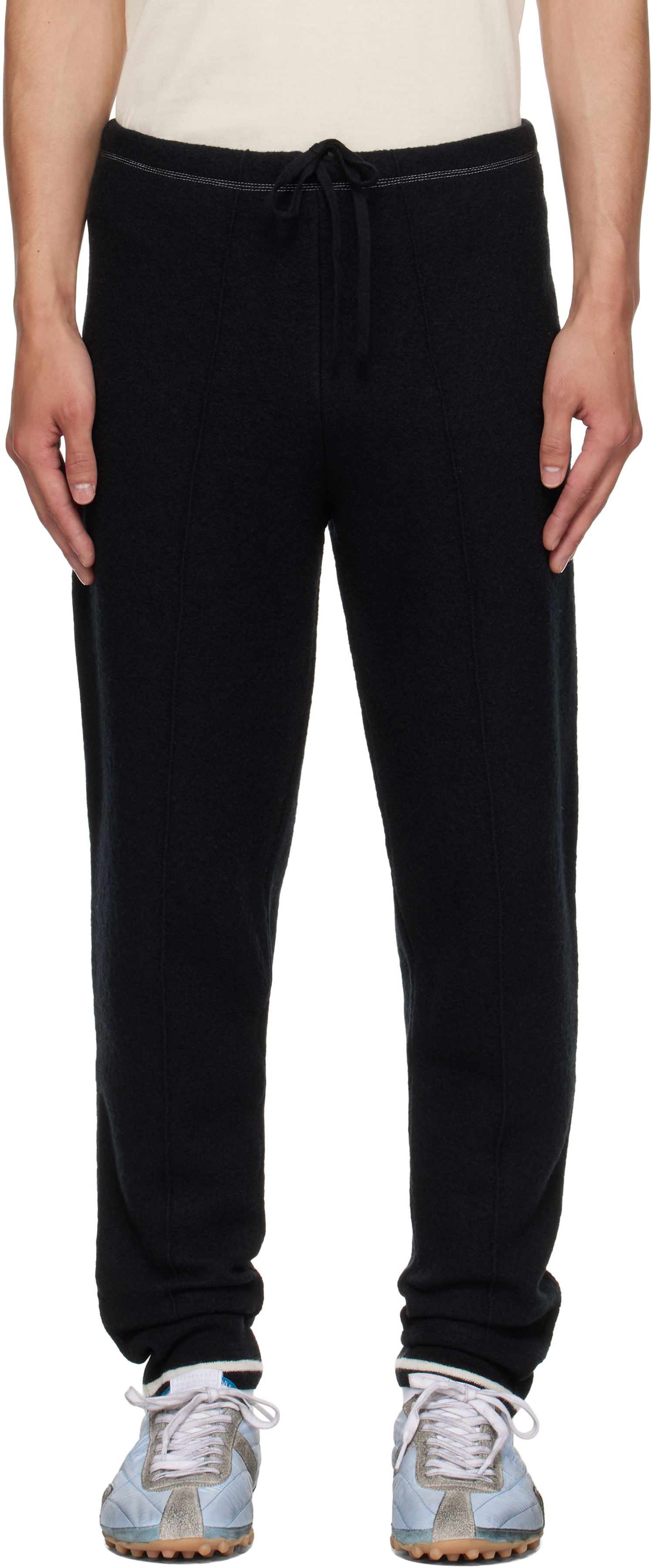 Спортни панталони Maison Margiela Maison Margiela Wool Track Pants Черно | S50KA0683 M13148, 0
