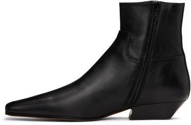 Облекло Khaite Khaite Marfa Ankle Boots Черно | F1066-824, 2