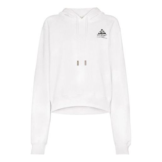Суитчър Off-White Back Logo Loose Hoodie Бяло | OWBB016R190030430110, 0