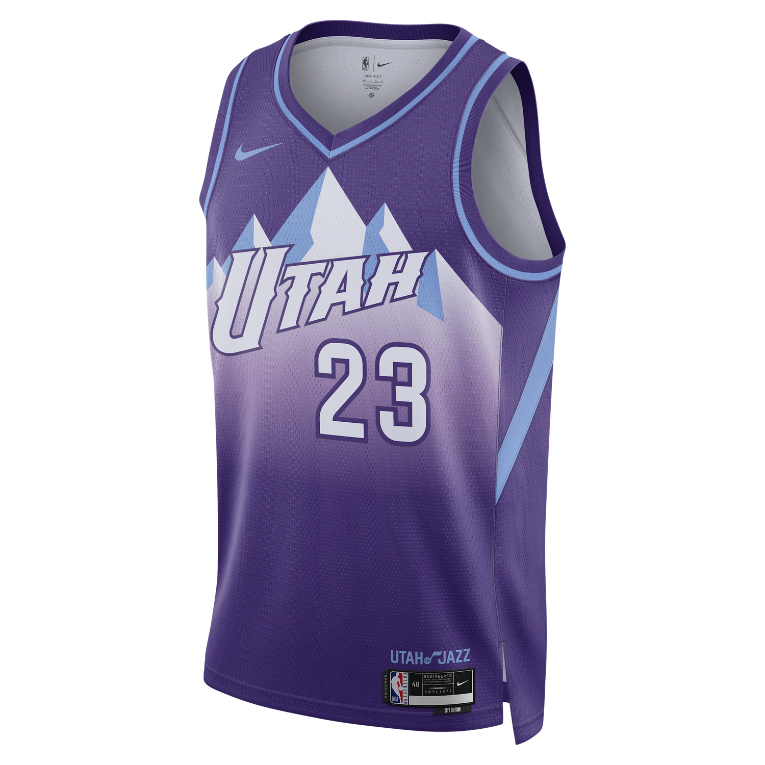 Фланелка Nike Swingman Lauri Markkanen Jazz City Edition 2024/25 Jersey Лилаво | FQ4363-506, 0