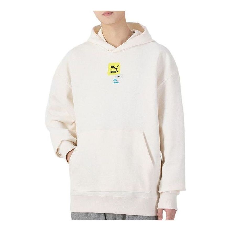Суитчър Puma Oversize Graphic Logo Hoodie Бяло | 536061-65, 0