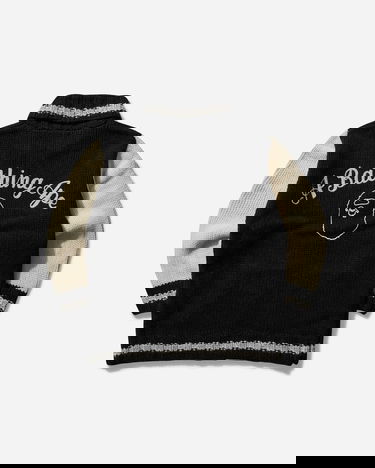 Яке бомбър BAPE COWICHAN CARDIGAN Черно | 001KNK801002MBLK, 3