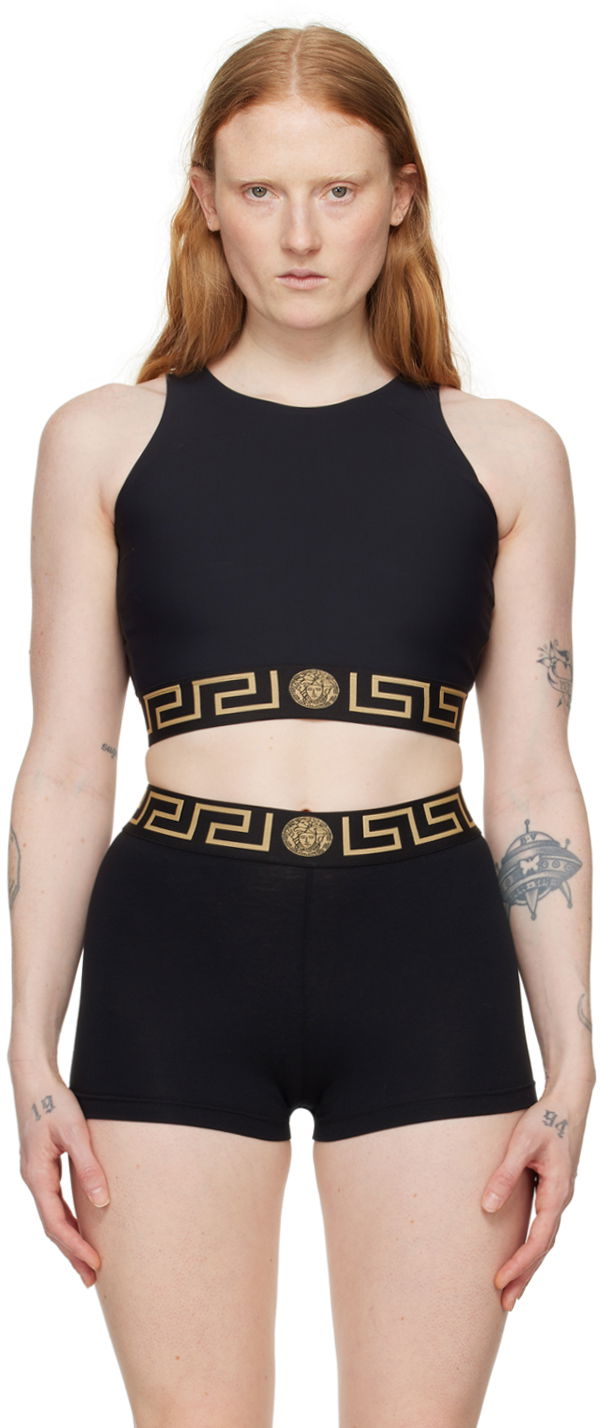 Потник Versace Versace Greca Border Sports Bra Черно | 1010783_1A06229_1B000, 0