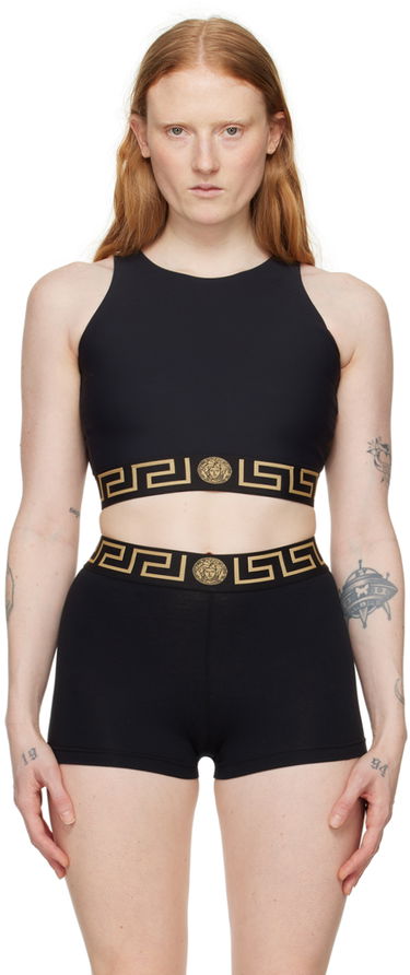 Потник Versace Versace Greca Border Sports Bra Черно | 1010783_1A06229_1B000, 0
