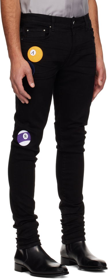 Дънки AMIRI AMIRI Pool Ball Skinny Jeans Черно | AMDNSY1129, 1