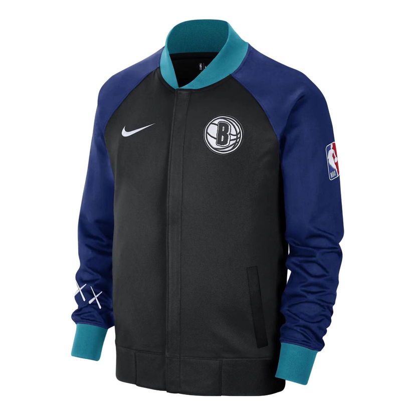 Яке бомбър Nike Kaws x NBA Brooklyn Nets City Edition Jacket Черно | FB3498-010