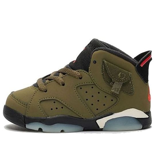 Кецове и обувки Jordan Air Jordan 6 Retro x Travis Scott Зелено | CQ3567-200, 0