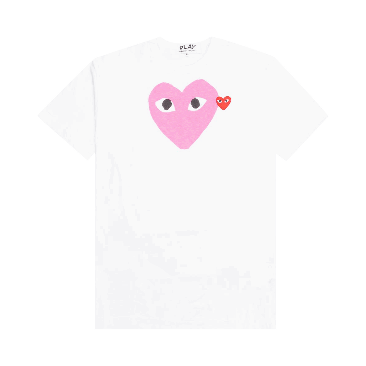 Тениска Comme des Garçons PLAY Red Emblem Heart T-Shirt Бяло | AZ T106 051 4, 0