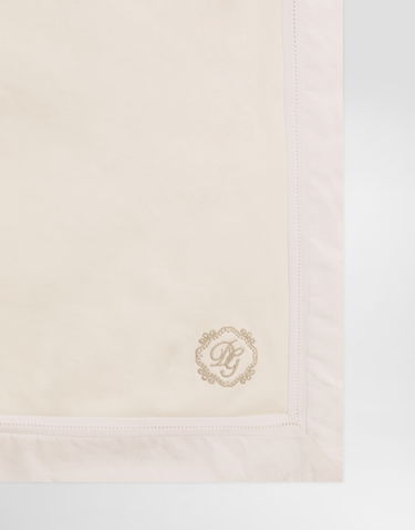 Облекло и аксесоари Dolce & Gabbana Dolce & Gabbana Interlock Blanket With Logo Бежово | LNJAH3G7PFQS9000, 2
