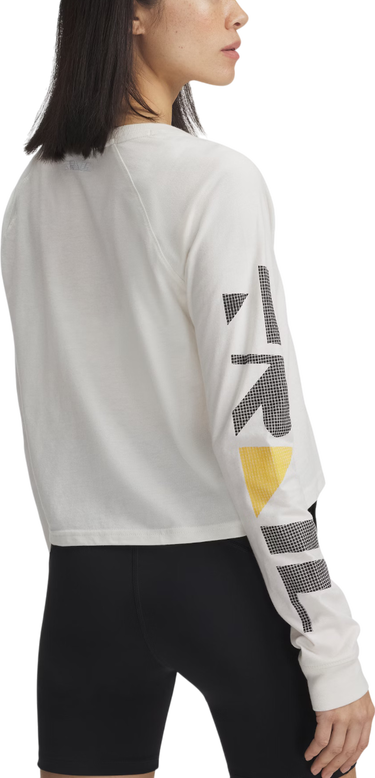 Тениска Under Armour Under Armour UA Trail Run Graphic Long Sleeve T-Shirt Бяло | 1389843-279, 1