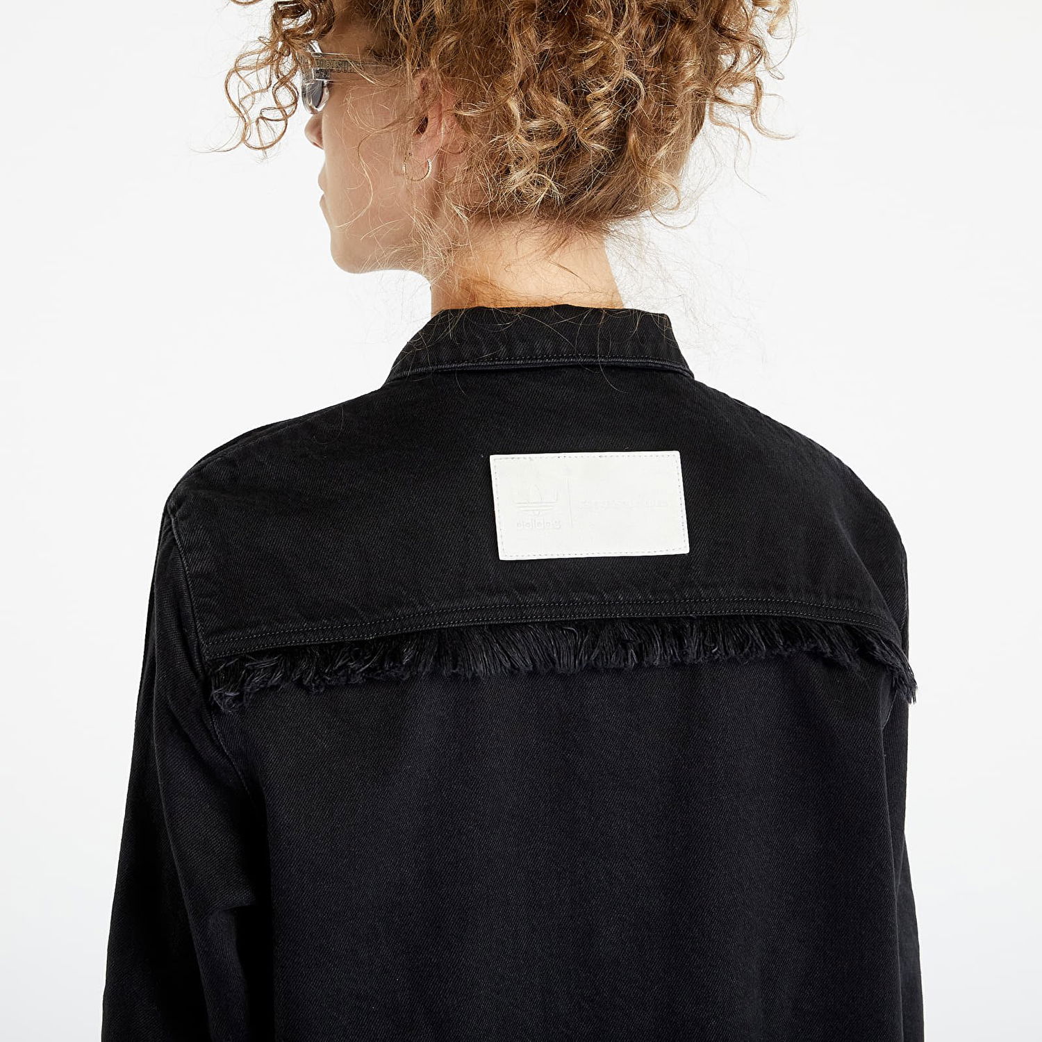 Pокля adidas Originals adidas x Ksenia Schnaider Denim Shirt Черно | IJ8342, 1