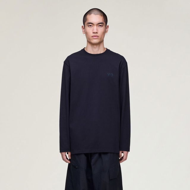 Y-3 Logo Long Sleeve T-Shirt