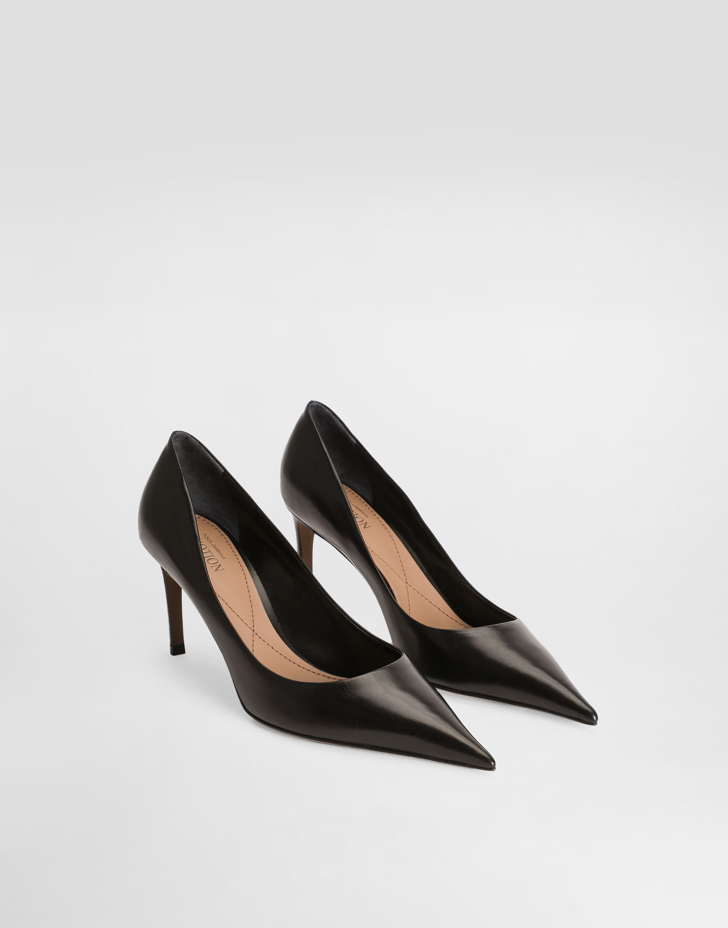 Аксесоари Dolce & Gabbana Dolce & Gabbana Devotion Calfskin Pumps Кафяво | CD1893AP41280999, 1