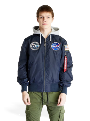 MA-1 Zip Hood Apollo Bomber Jacket