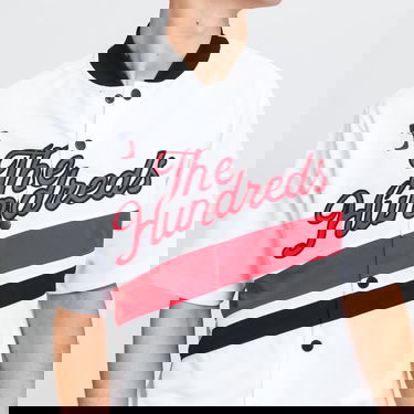 Фланелка THE HUNDREDS Forward Warm-Up Jersey Бяло | T21F109001 / 1201, 2