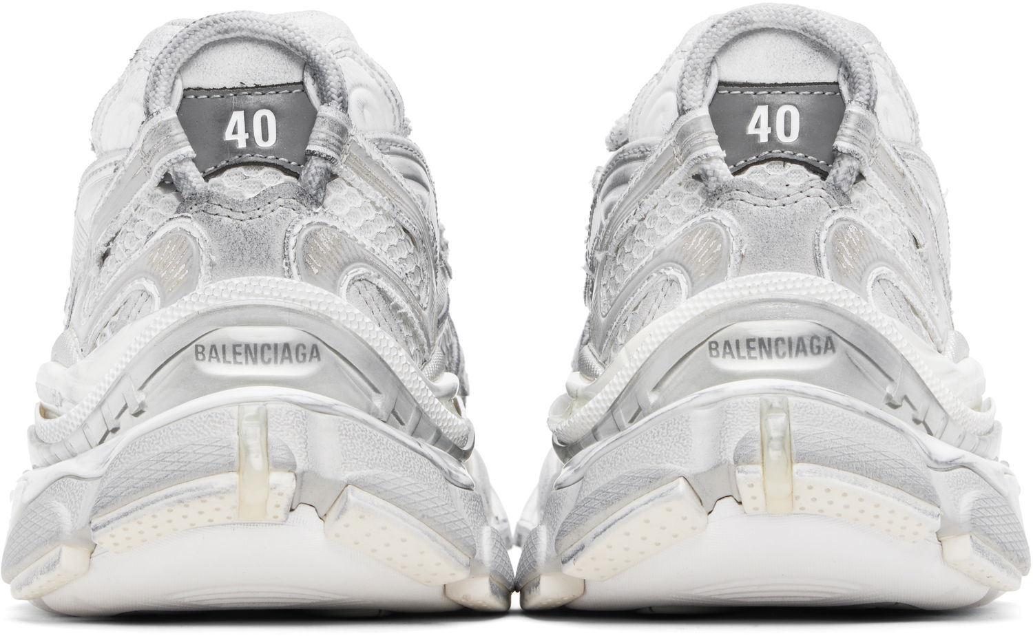 Кецове и обувки Balenciaga Balenciaga Runner 2.0 Бяло | 779066W3RXP9110, 1