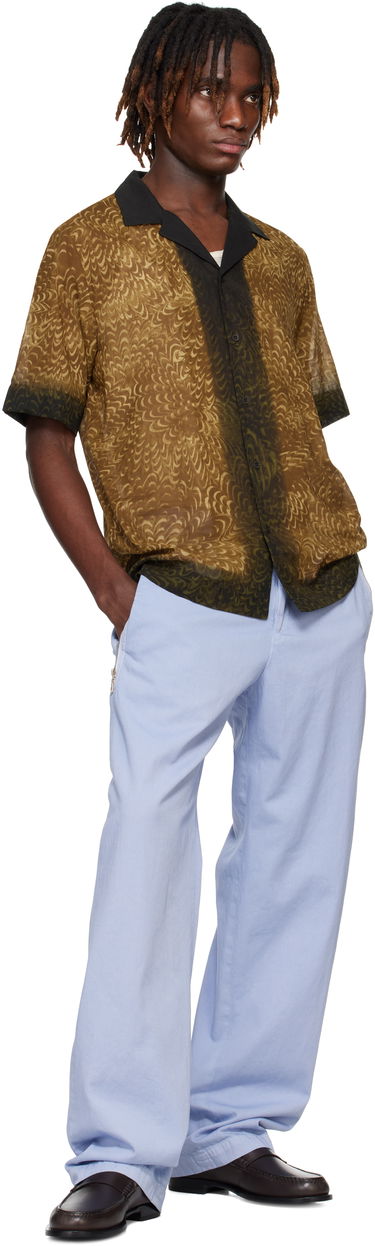 Риза Dries Van Noten Dries Van Noten Boxy Cotton Shirt Кафяво | 251-020742-1162, 3