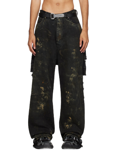 Дънки Balenciaga Super Destroyed Jeans Черно | 745248-TBP47-1363