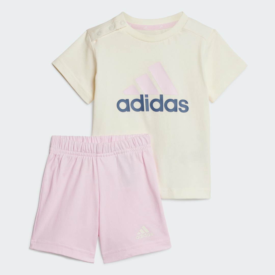 Комплект adidas Performance Essentials Organic Cotton T-shirt and Shorts Set Жълто | IS2513, 0