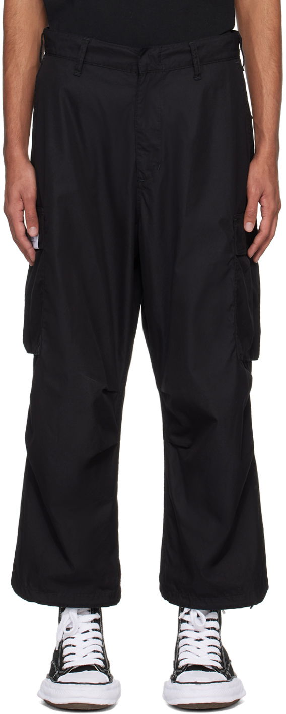 Карго панталони Neighborhood Wide Cargo Pants Черно | 232YTNH-PTM02, 0